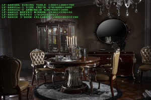 LF-A6050b ROUND DINING TABLE SET